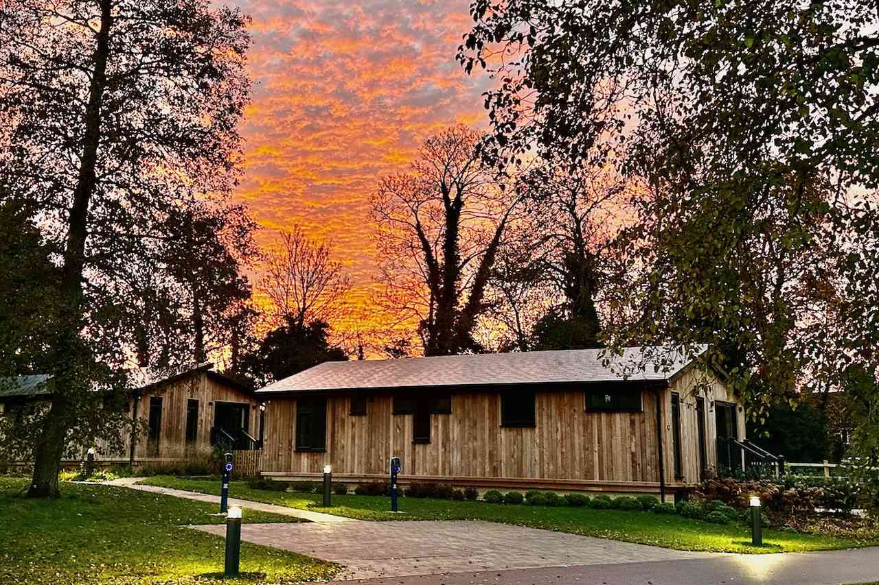 Sun Rises over Blenheim Lodge Retreat